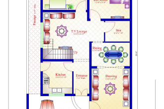 make 2d floor plan,site plan,elevation,section   in autocad