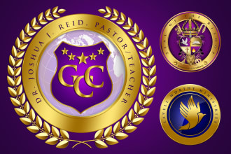 design a professional church and school seal logo