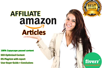 write niche amazon affiliate articles with SEO keywords