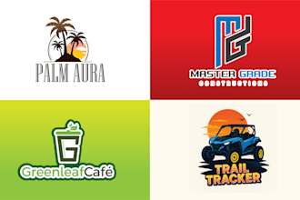 do modern minimalist custom logo for your business