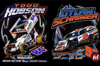 make an automotive tshirt design