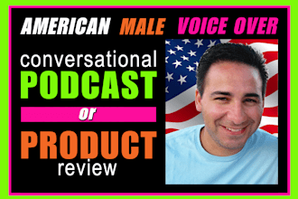 record a professional american voice over for your podcast
