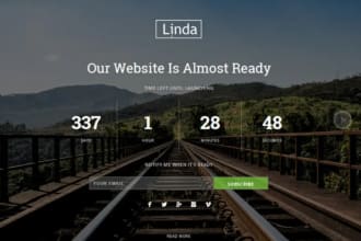 give you a amazing coming soon,under construction page