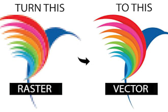 do custom vector tracing, vectorize logo, vector maps