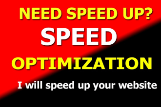 speed optimization to your wordpress or any website