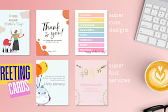 design a greeting card or an invitation card for any event
