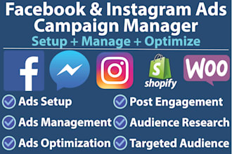 setup and optimize facebook ads campaign, remarketing fb ads