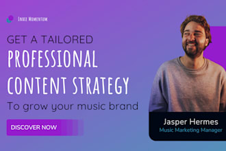 create a content strategy for your music or creative brand