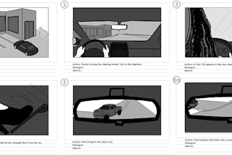 make a simple and clean storyboard for you