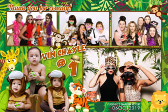 create professional photobooth template