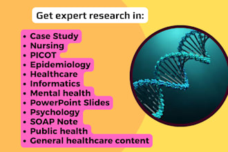 assist with research in  medicine, nursing, and public health