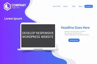 make a wordpress website
