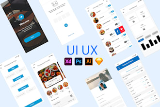 professional uiux design for mobile app unique and userfriendly