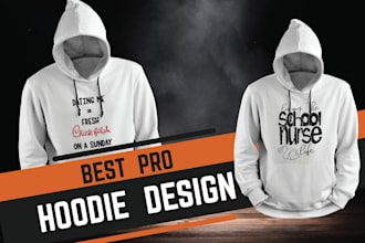 design creative hoodie and sweatshirt for you
