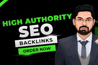 provide high authority backlinks in off page SEO service