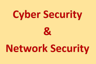 research on cyber and network security