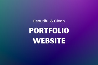 create a responsive portfolio or personal website