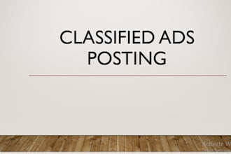 do free classified ad posting in USA,UK sites