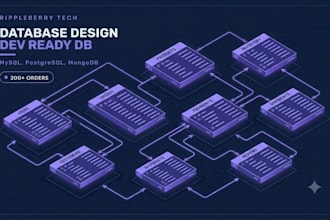 design database model, schema, erd and write sql queries