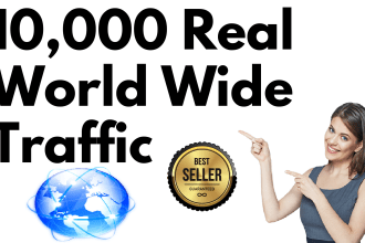 bring real visitors, targeted web traffic  USA and canada visitors or worldwide
