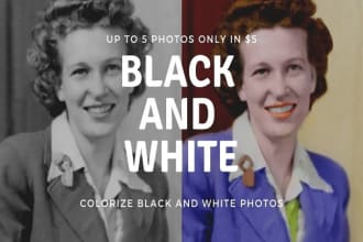 restore old photos, colorize black and white photo