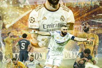 design a sport composition and photo editing in photoshop