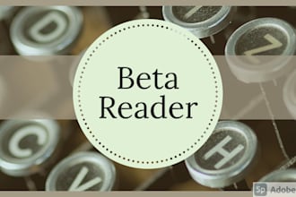 beta read your manuscript