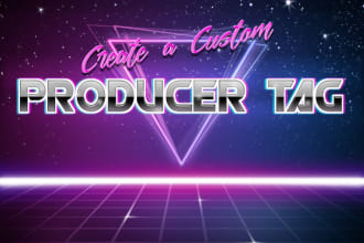 create a custom producer tag male voice