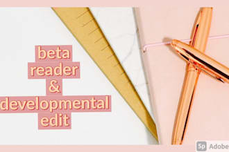 beta reader and developmental edit