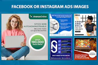 design creative facebook or instagram ads image and banner ads