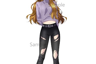 draw character anime style