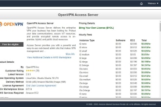 setup openvpn server on AWS ec2