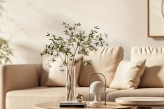 create realistic 3d interior design render