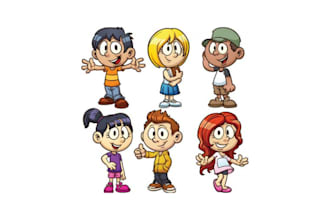 draw 2d cartoon character design