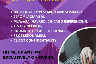 write high quality and same day delivery reports and summaries