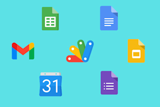 automate google docs, sheets, calendar, gmail, with app scripts