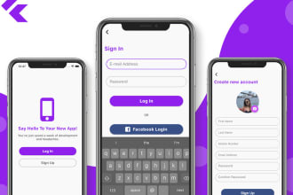 reskin flutter app and add firebase