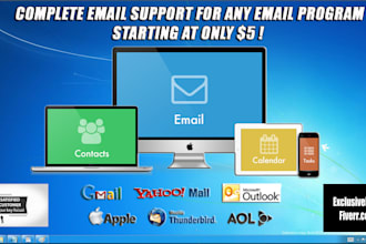 help you with any email problem on pc, mac or smartphone