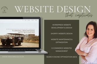 design wordpress and shopify websites