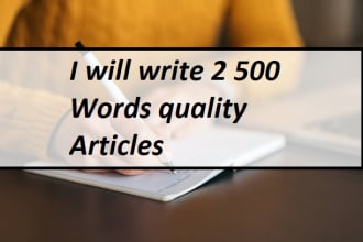 write 2 500 words quality articles in french  for 10 dollars