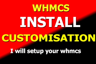 install and customization whmcs