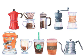 paint an item in watercolor