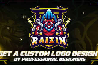 design amazing logo for your kick, twitch, game, sports, team, youtube gaming