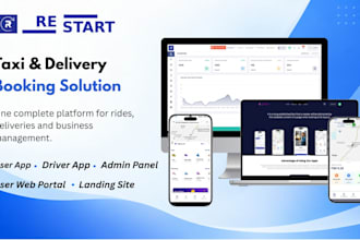 develop taxi booking app for ios android with admin panel