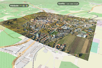 create potree web gis