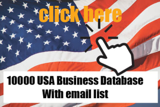give you 10k US b2b leads for any business category with emails