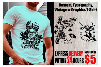 do a simple custom t shirt design