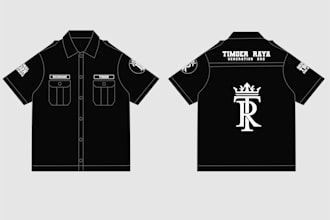 design custom streetwear vector mockups for your clothing brand