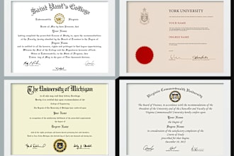 design professional, custom, and award certificate design