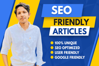 write SEO friendly article for your website, blog